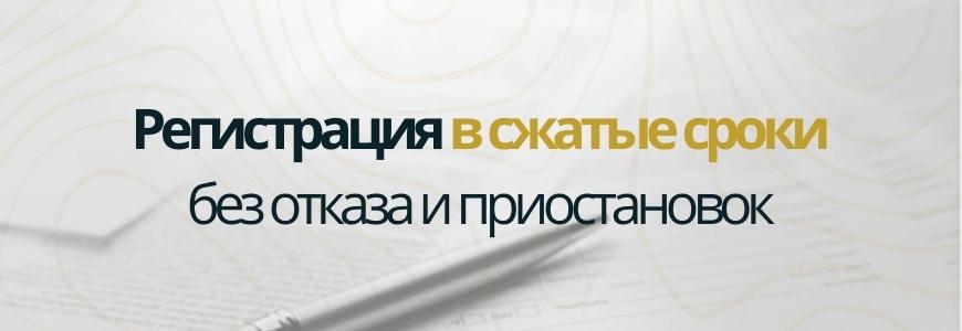 Регистрация в сжатые сроки Регистрация в сжатые сроки под ключ в деревне Хвалово